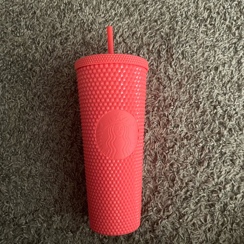 Starbucks Vibrant Red Studded Tumbler